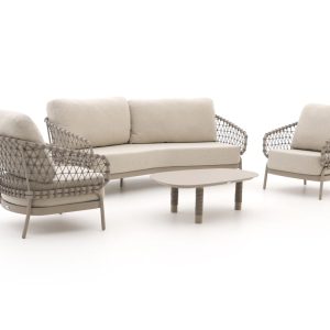 Tierra Outdoor Juno/Moretti Sessel-Sofa Lounge-Set 4-teilig
