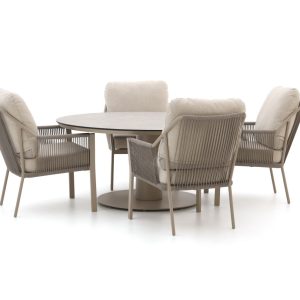 Tierra Outdoor Liv/Moreno Low Dining Gartenmöbel-Set 5-teilig
