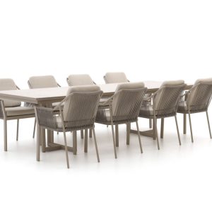 Tierra Outdoor Liv/Naro 280 cm Gartenmöbel-Set 9-teilig stapelbar