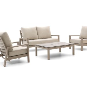 Tierra Outdoor Musone/Flip-Up Sessel-Sofa Lounge-Set 4-teilig 4-Sitzer verstellbar