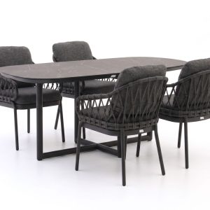 Tierra Outdoor Natal/Rivera 180 cm Gartenmöbel-Set 5-teilig