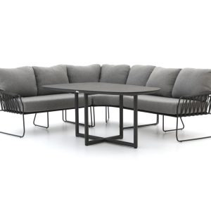 Tierra Outdoor Rivera Dining Lounge-Set 3-teilig