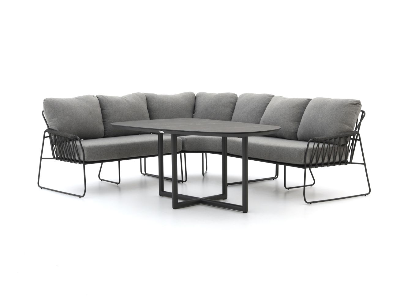 Tierra Outdoor Rivera Dining Lounge-Set 3-teilig