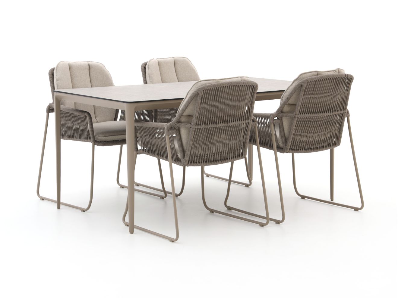 Tierra Outdoor Rivera/Elegante 160 cm Gartenmöbel-Set 5-teilig