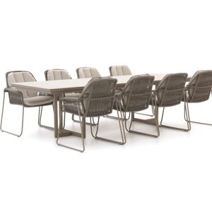 Tierra Outdoor Rivera/Naro 280 cm Gartenmöbel-Set 9-teilig