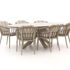 Tierra Outdoor SantaFe/Oblong 220 cm Gartenmöbel-Set 7-teilig