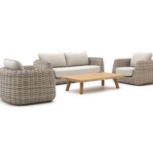 Tierra Outdoor Wakkanda Sessel-Sofa Lounge-Set 4-teilig