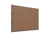 WPC-Wand 360 cm für Cedrino Pergola 400/530x360x255 cm