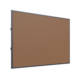 WPC-Wand 360 cm für Cedrino Pergola 400/530x360x255 cm