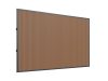 WPC-Wand 400 cm für Cedrino Pergola 400x300/400x360x255 cm