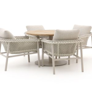 Zavelli Cuore ø 120 cm Gartenmöbel-Set 5-teilig