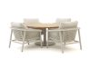 Zavelli Cuore ø 150 cm Low Dining Gartenmöbel-Set 5-teilig
