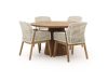 Zavelli Juntos/Santa Severina ø 130 cm Gartenmöbel-Set 5-teilig