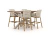 Zavelli Juntos/dänisch oval 220 cm Gartenbar-Set 7-teilig
