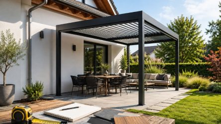 Pergola freistehend direkt am Haus aufstellen: Wann ist das besser als Wandmontage?