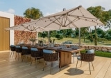 Sonnenschirm für Terrasse und Garten: Welche Größe passt zu welchem Sitzplatz?