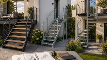 Intercon Hollywood, Innotec oder K2: Welche Außentreppe passt?